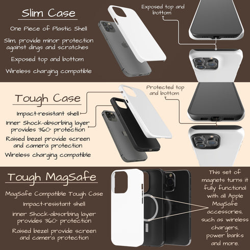 Dark Tortoiseshell Custom Initials iPhone Case - Vertical